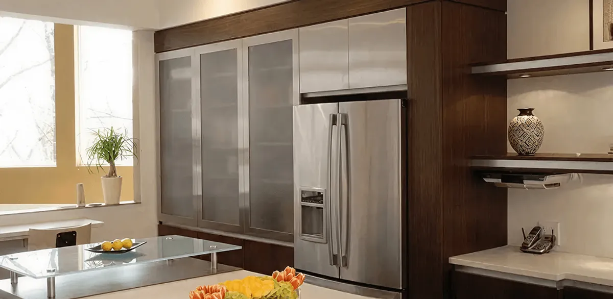 Cabinet door replacement and modern kitchen cabinet upgrade in Manchester, NH